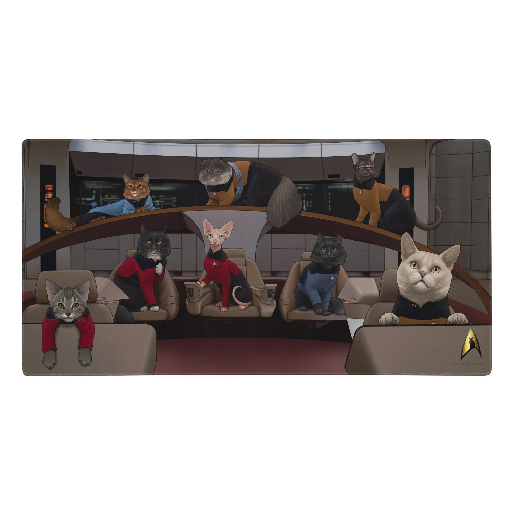Star Trek: The Next Generation Crew Cats Gaming Mat - Image 2
