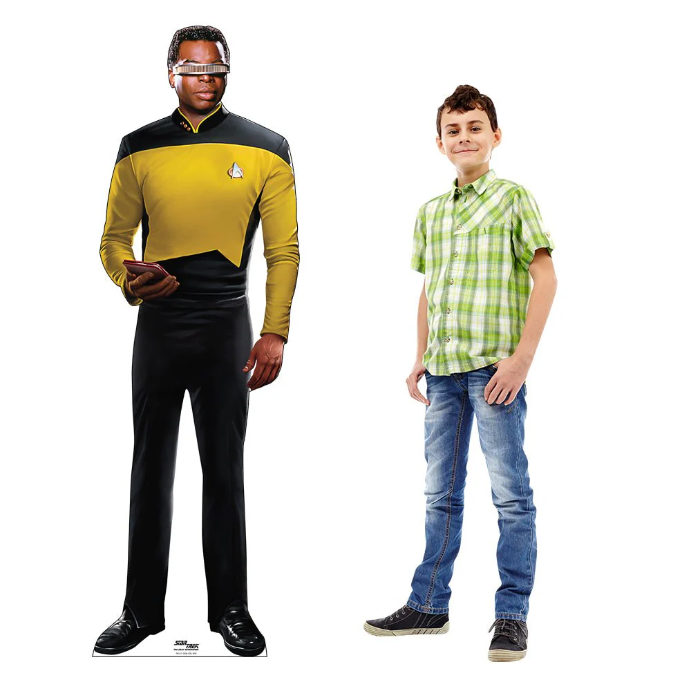 Star Trek: The Next Generation Geordi La Forge Life-Sized Cardboard Cutout Standee - Image 3