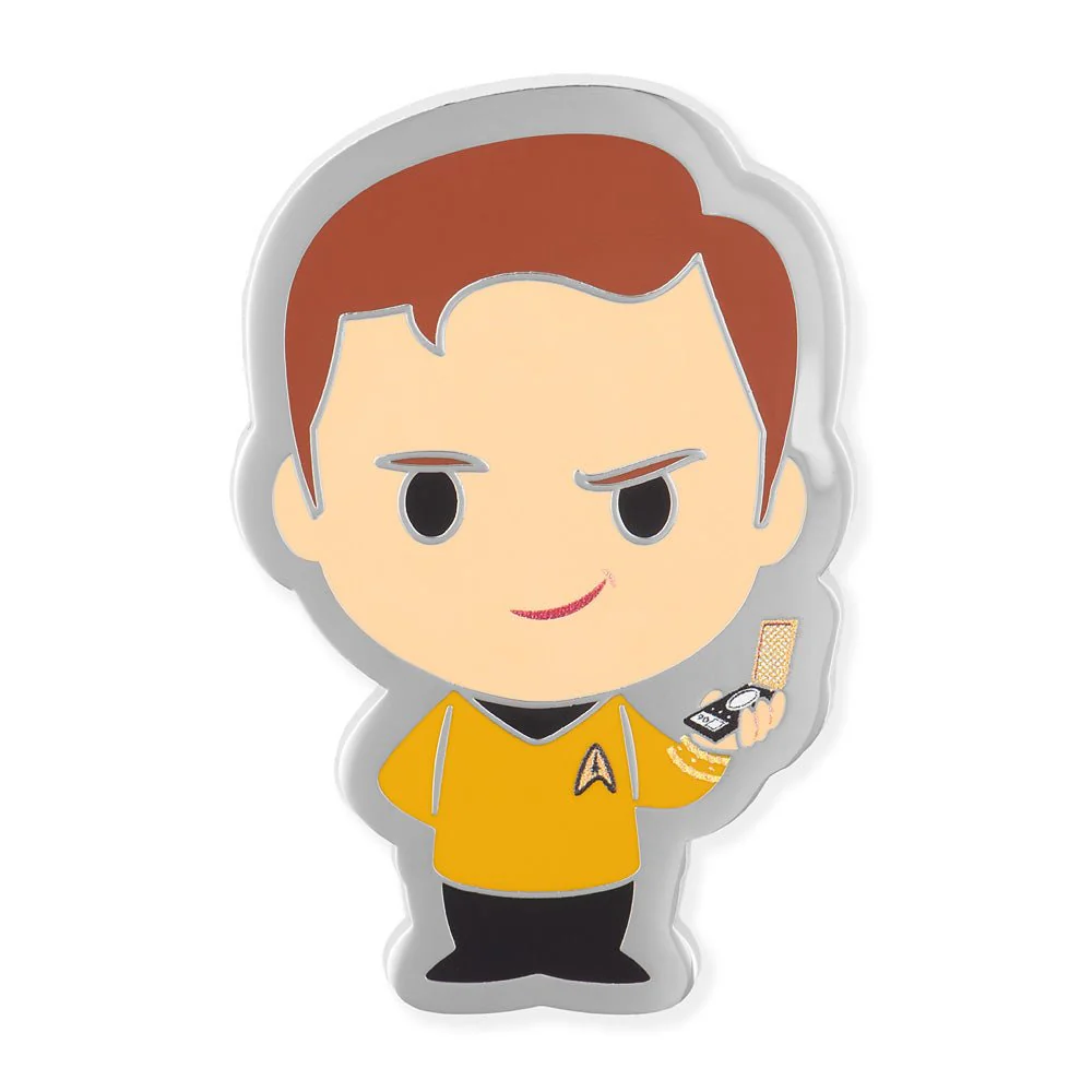 Star Trek: The Original Series Captain Kirk Collectors 3 Pin Set - Image 5