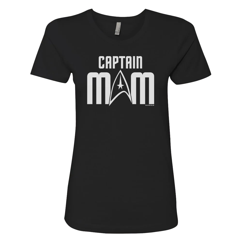 Star Trek: The Original Series Captain Mom Women's Short Sleeve T-Shirt