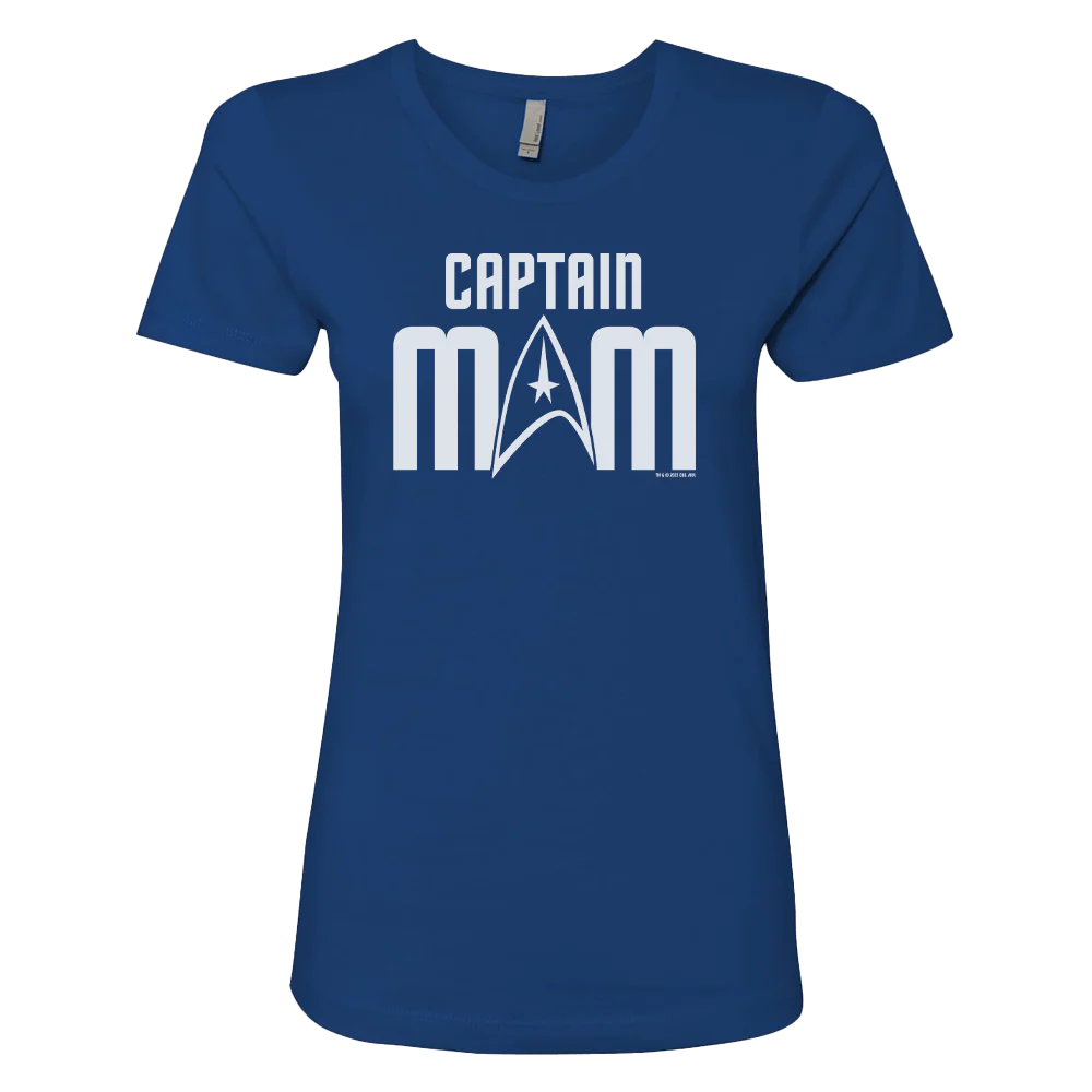 Star Trek: The Original Series Captain Mom Women's Short Sleeve T-Shirt - Image 5