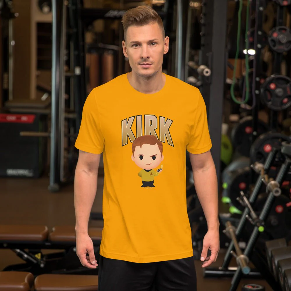 Star Trek: The Original Series Chibi Kirk Unisex T-Shirt - Image 3