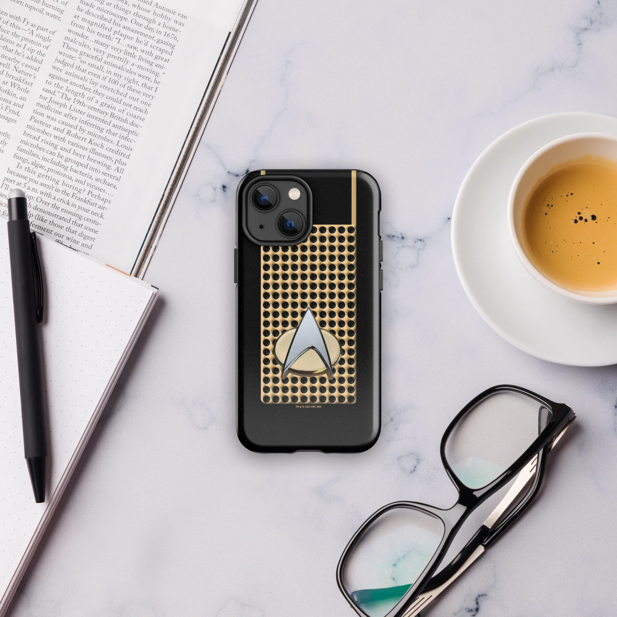 Star Trek: The Next Generation Communicator Delta Large Tough Phone Case - iPhone - Image 37