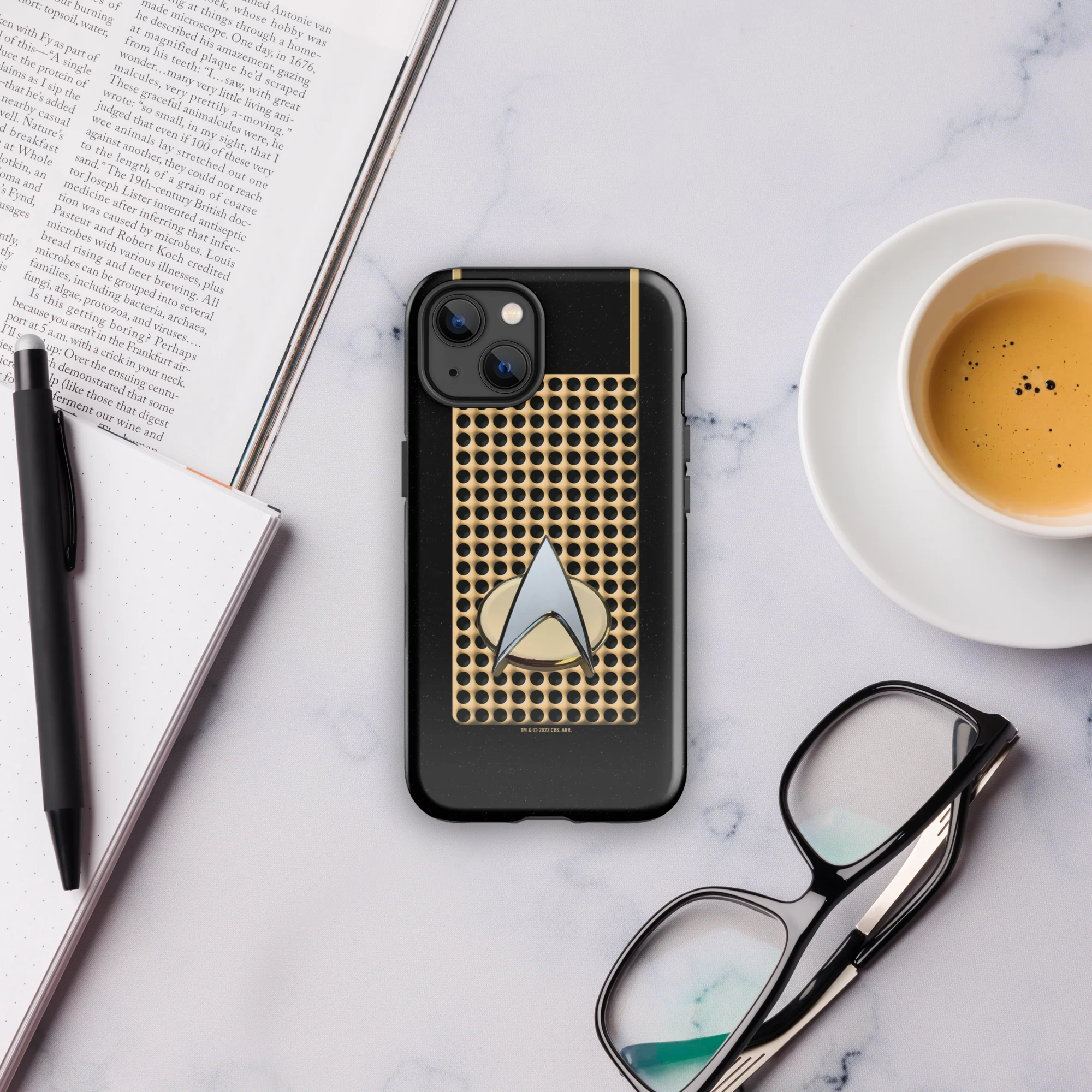 Star Trek: The Next Generation Communicator Delta Large Tough Phone Case - iPhone - Image 40