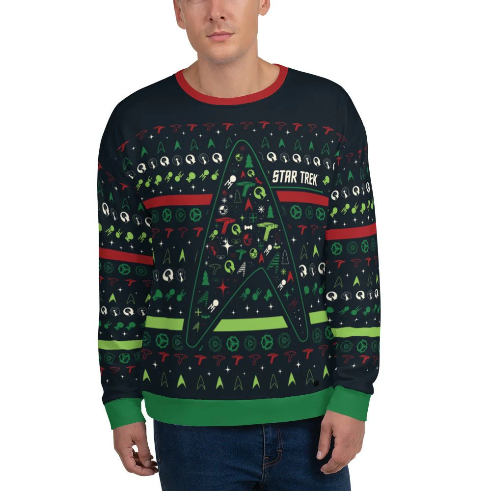 Star Trek: The Original Series Delta Holiday Crewneck - Image 3