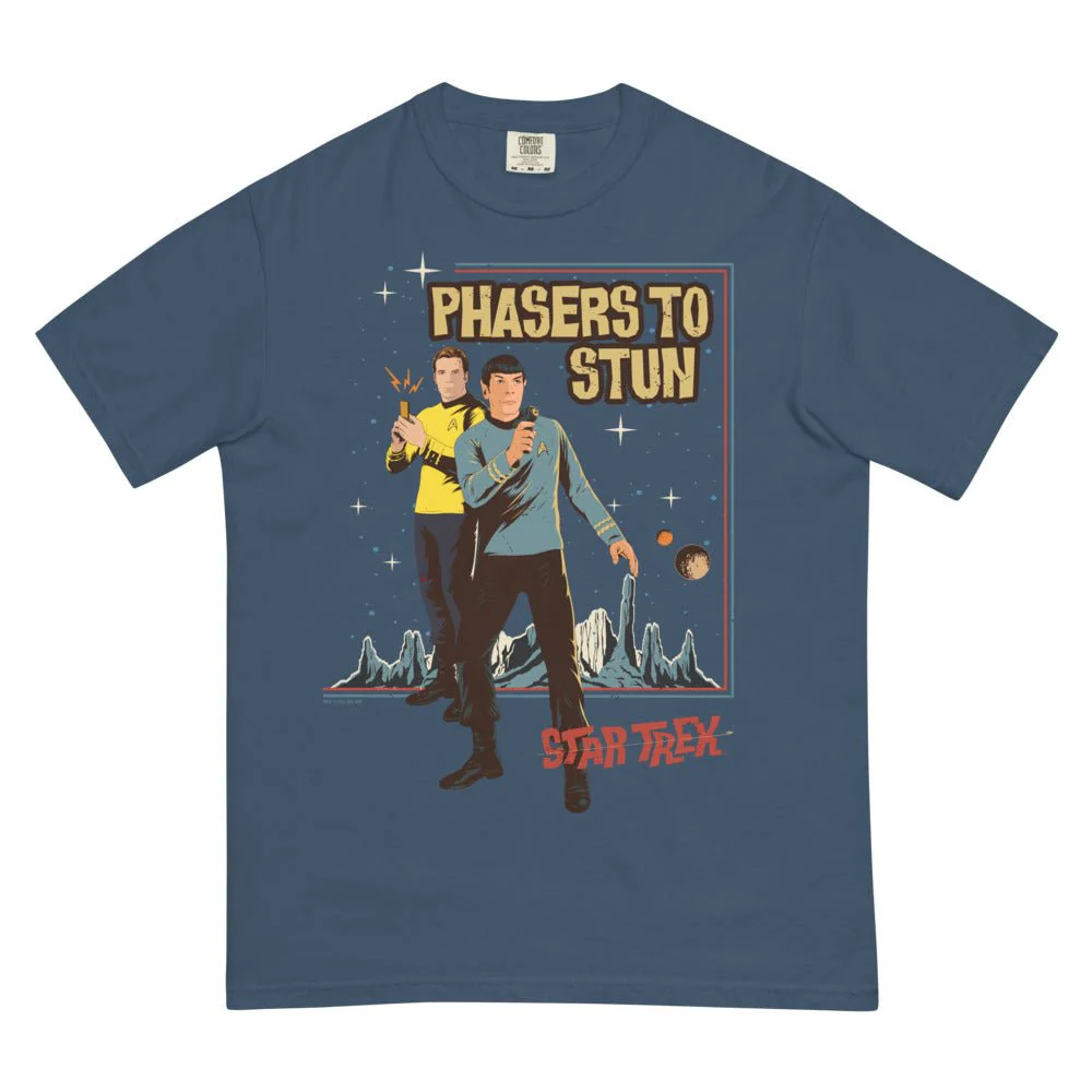 Star Trek: The Original Series Phasers To Stun Unisex Comfort Colors T-Shirt - Image 8
