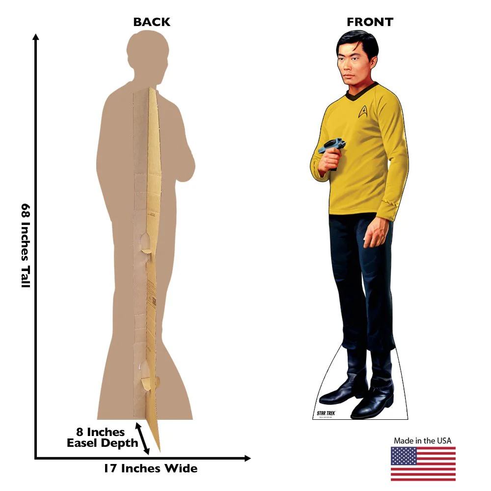 Star Trek: The Original Series Hikaru Sulu Life-Sized Cardboard Cutout Standee - Image 2