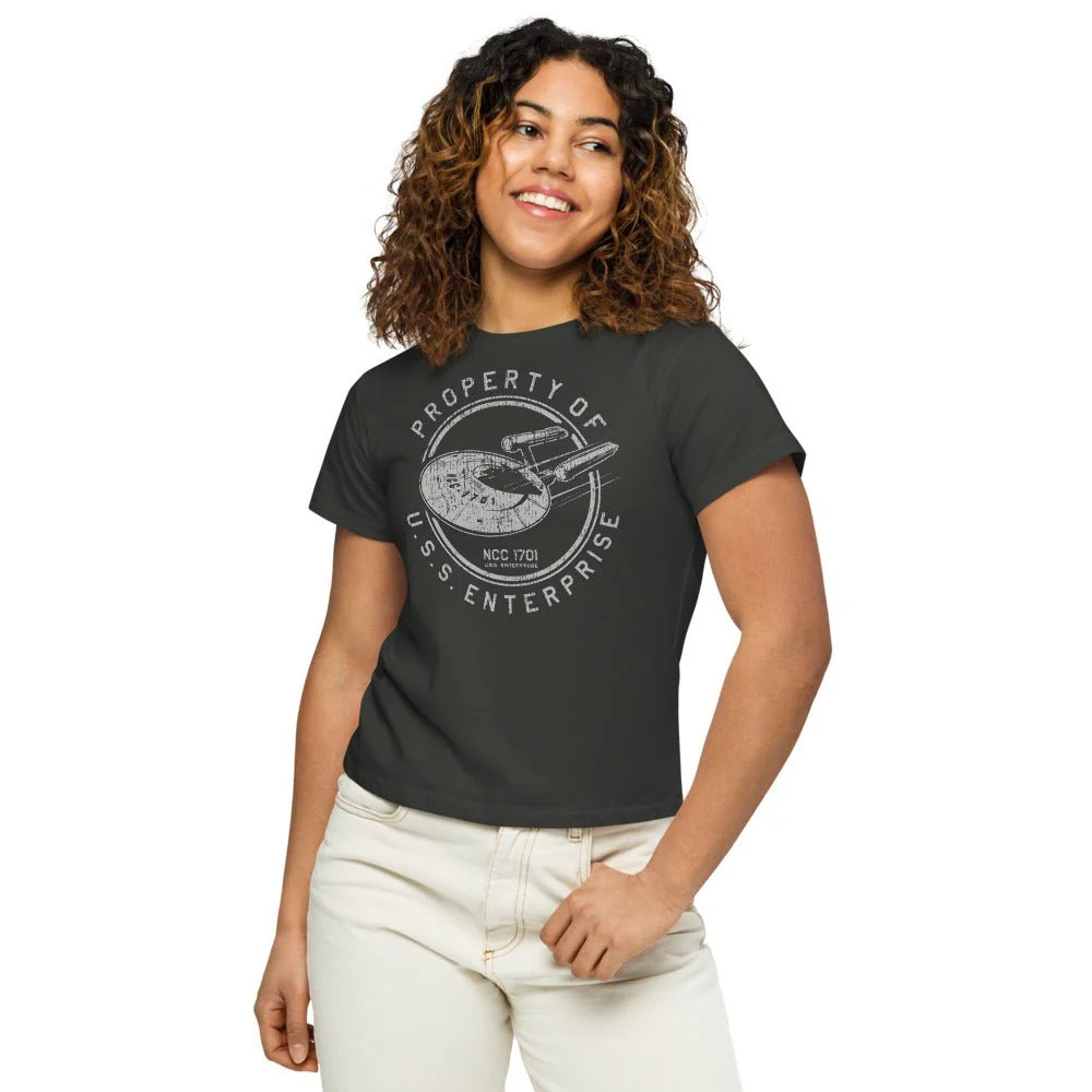 Star Trek: The Original Series U.S.S. Enterprise NCC-1701 Women's T-Shirt - Image 2