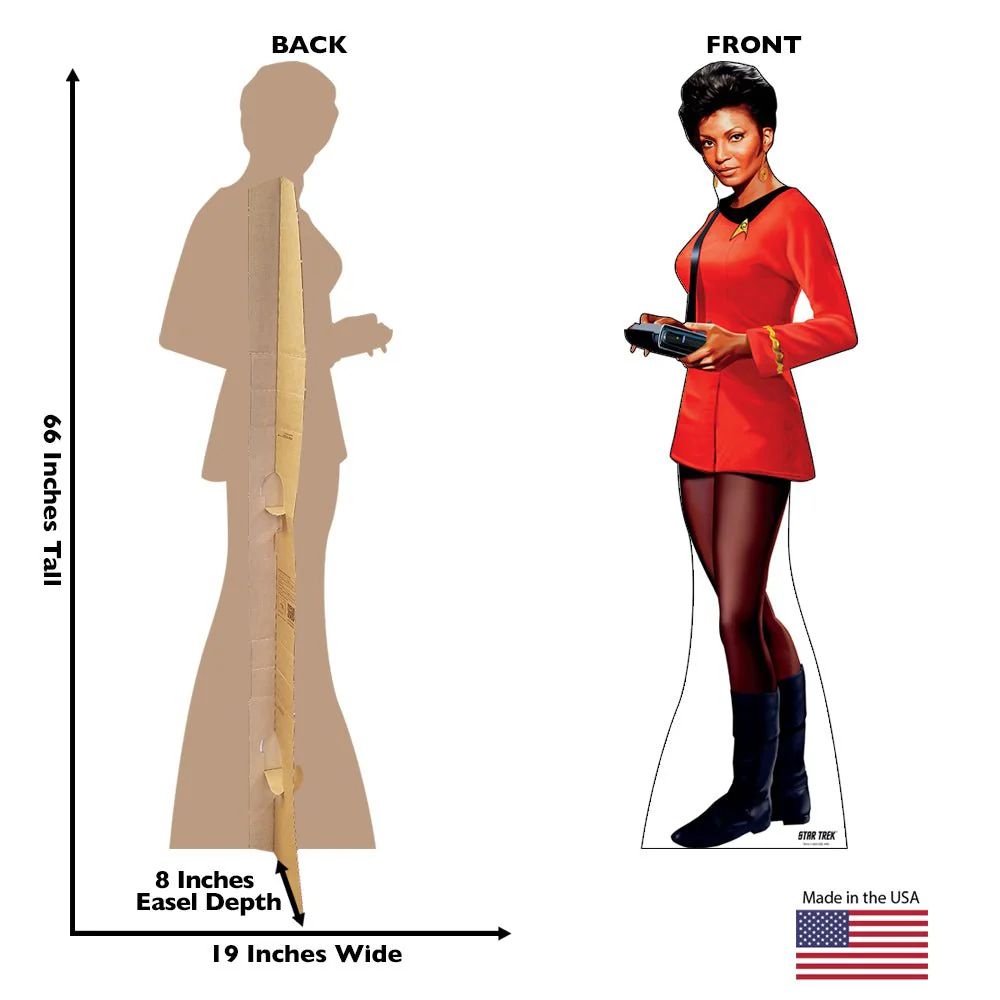 Star Trek: The Original Series Uhura Life-Sized Cardboard Cutout Standee - Image 2