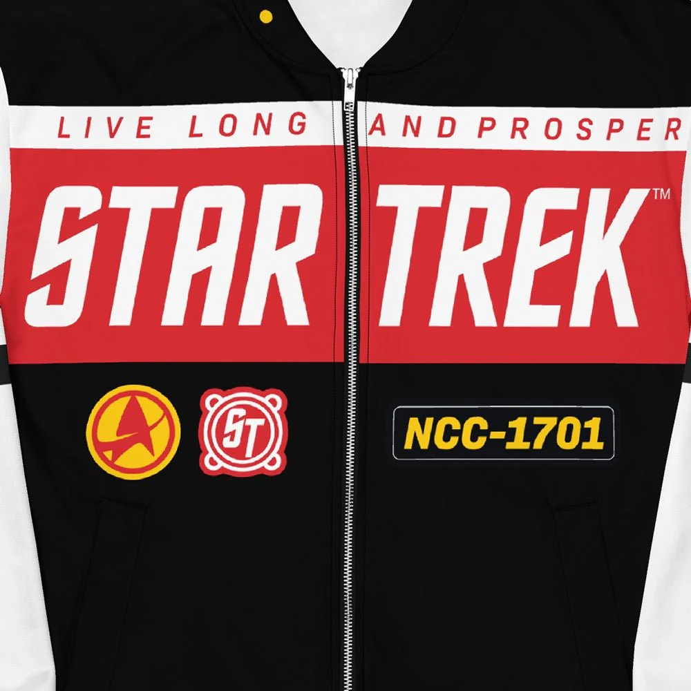 Star Trek: The Original Series To Boldly Go Unisex Bomber Jacket - Image 3
