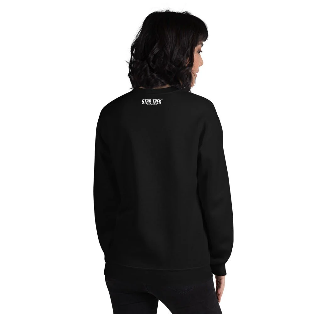 Star Trek Vulcan Salute Embroidered Crewneck - Image 4