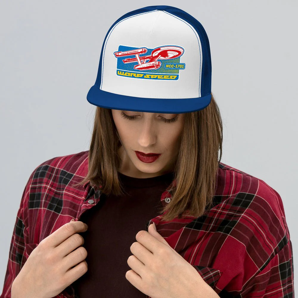 Star Trek Warp Speed Trucker Hat - Image 6