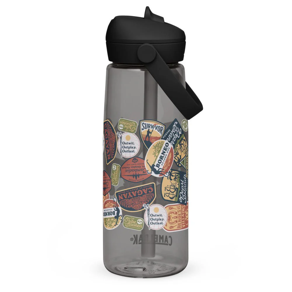 Survivor Fan Favorites Badge Flip Straw Water Bottle | CamelBak Thrive®