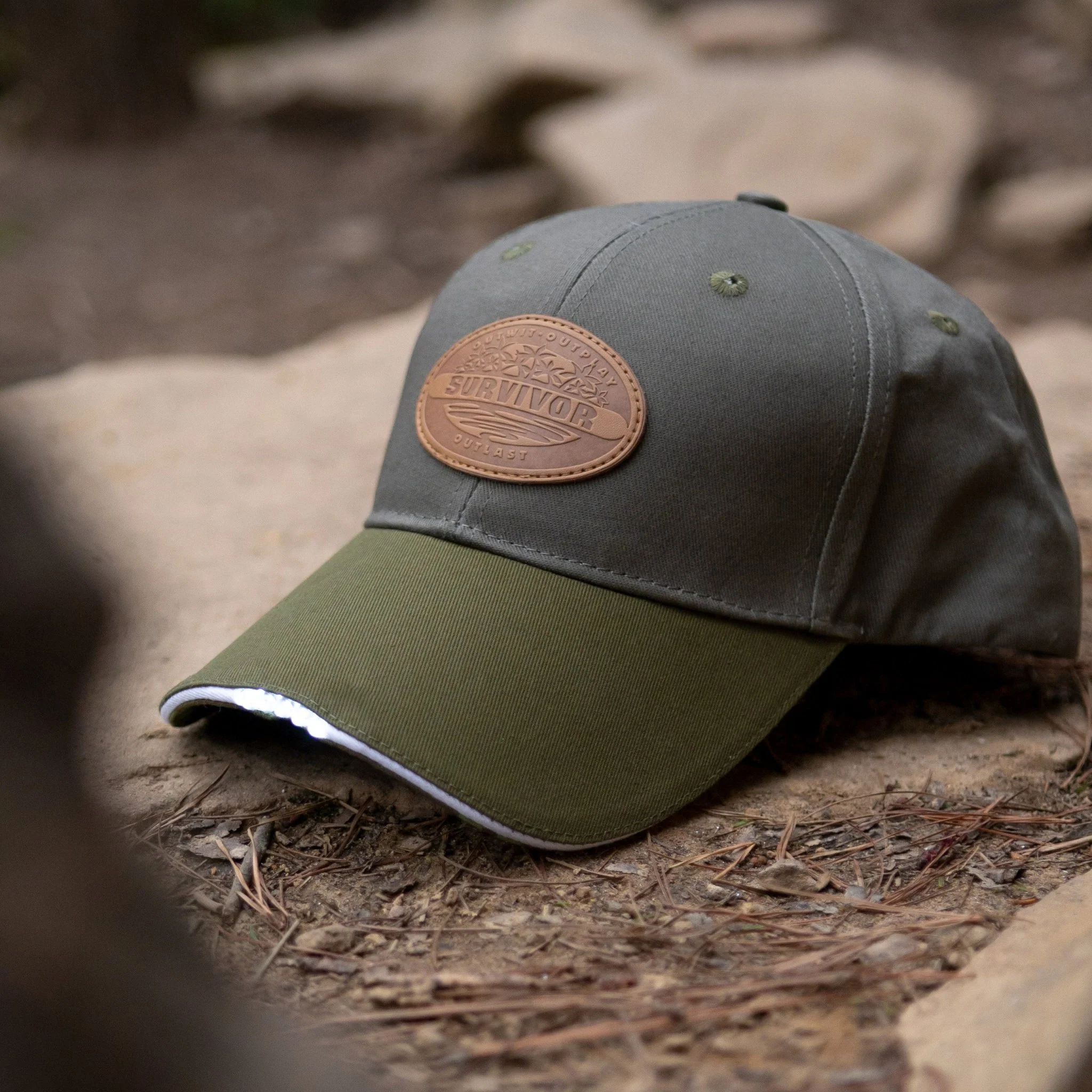 Survivor Leather Logo LED Baseball Cap - Image 8
