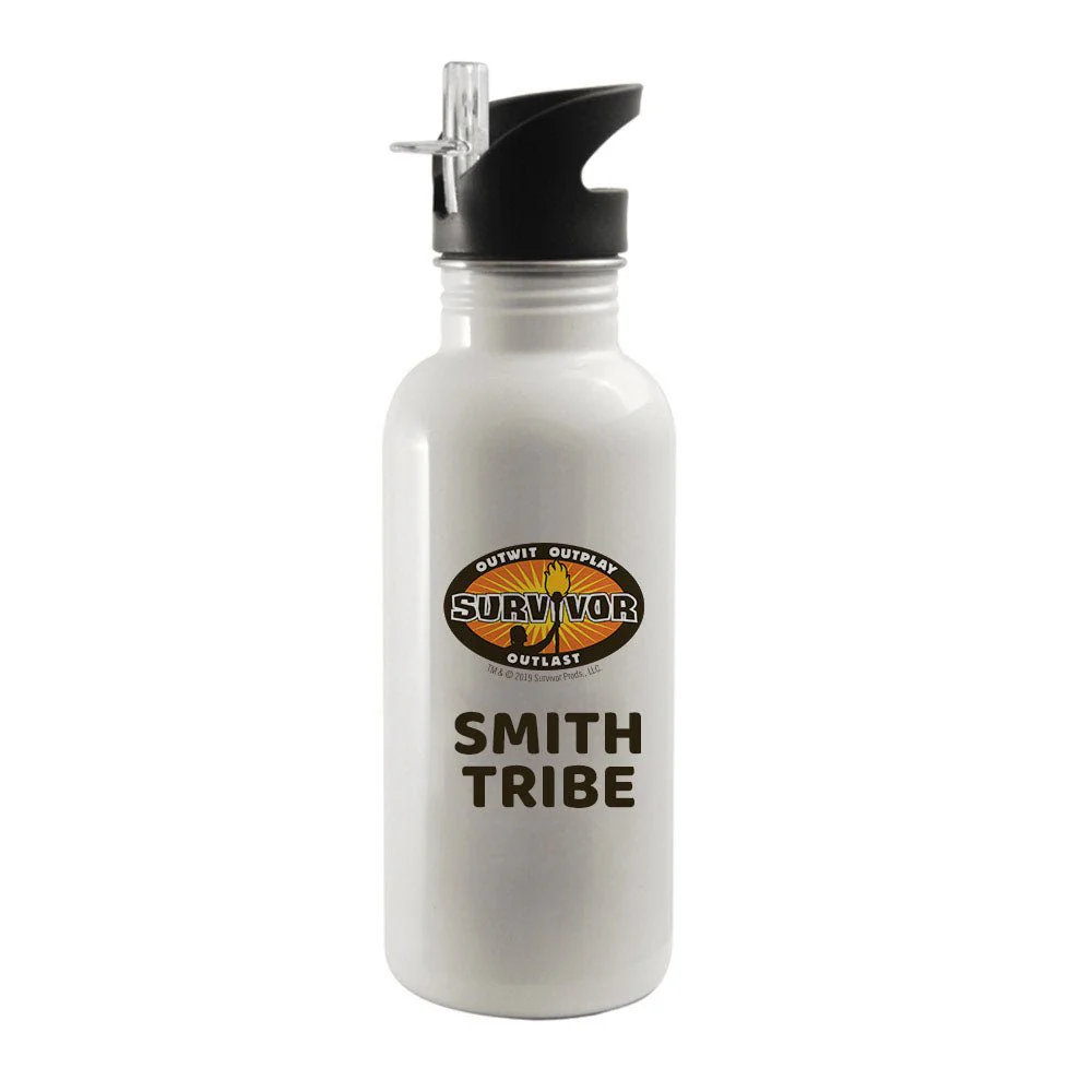 Survivor Outwit, Outplay, Outlast Logo Personalized Water Bottle - Image 2