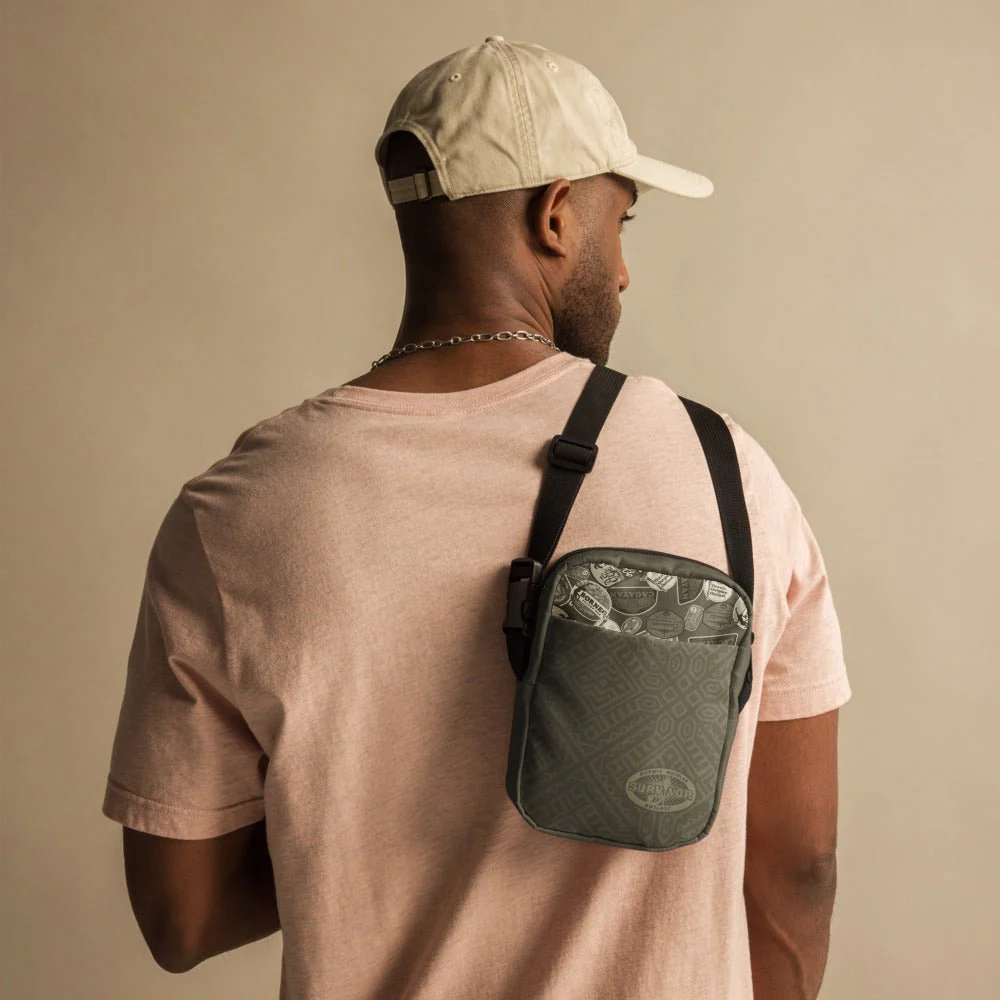 Survivor Pattern Crossbody Bag - Image 2