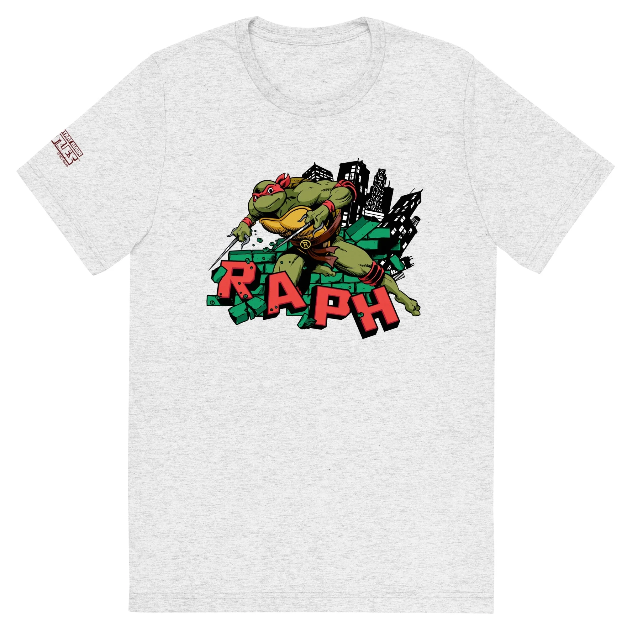 Teenage Mutant Ninja Turtles Raph Unisex Tri-Blend T-Shirt - Image 7