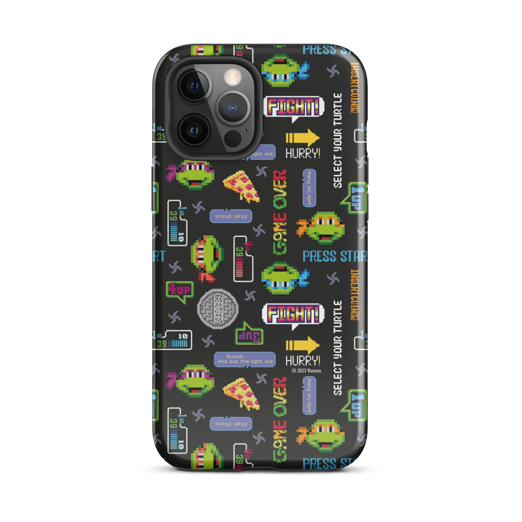 Teenage Mutant Ninja Turtles Video Game Pattern Tough Phone Case - iPhone - Image 41