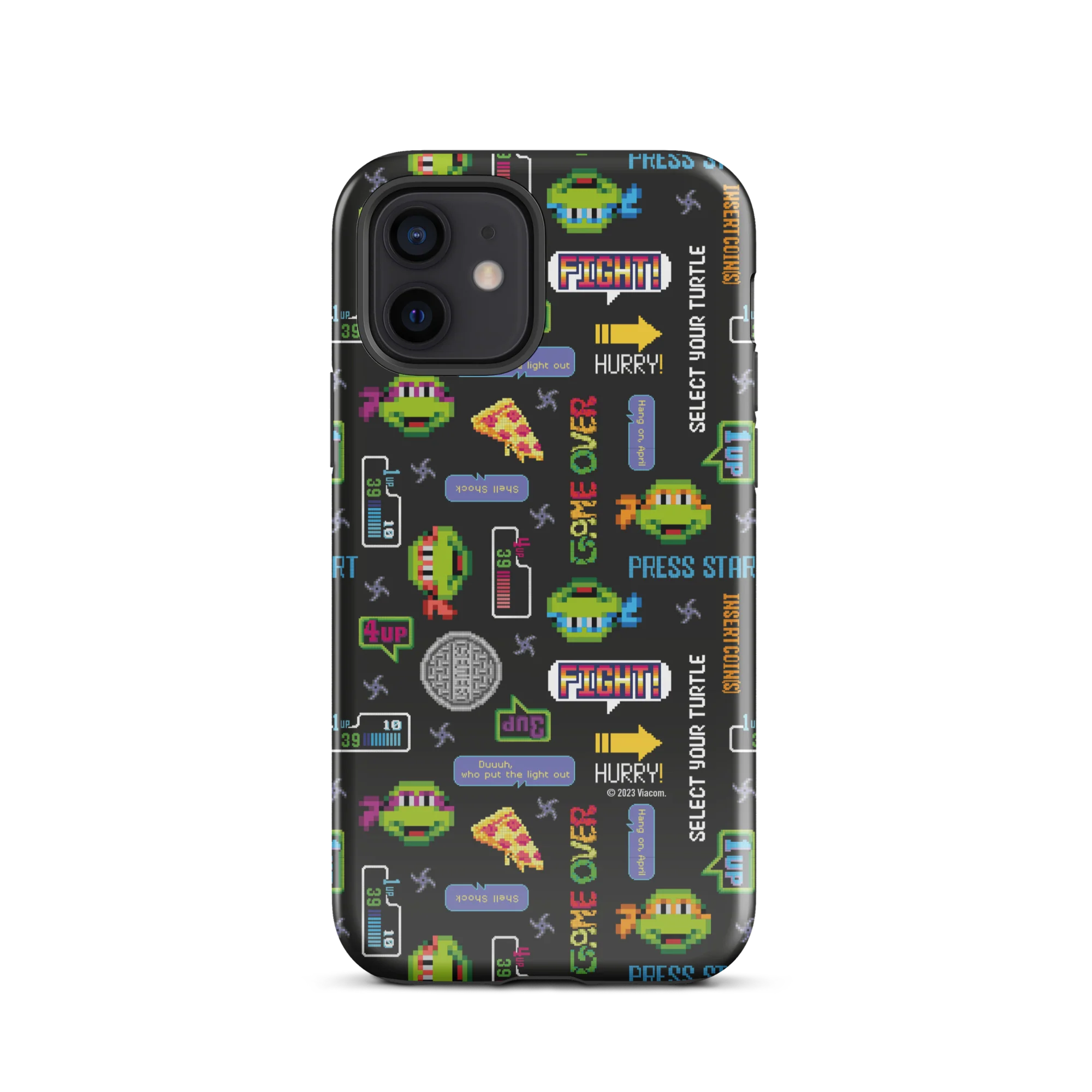 Teenage Mutant Ninja Turtles Video Game Pattern Tough Phone Case - iPhone - Image 50