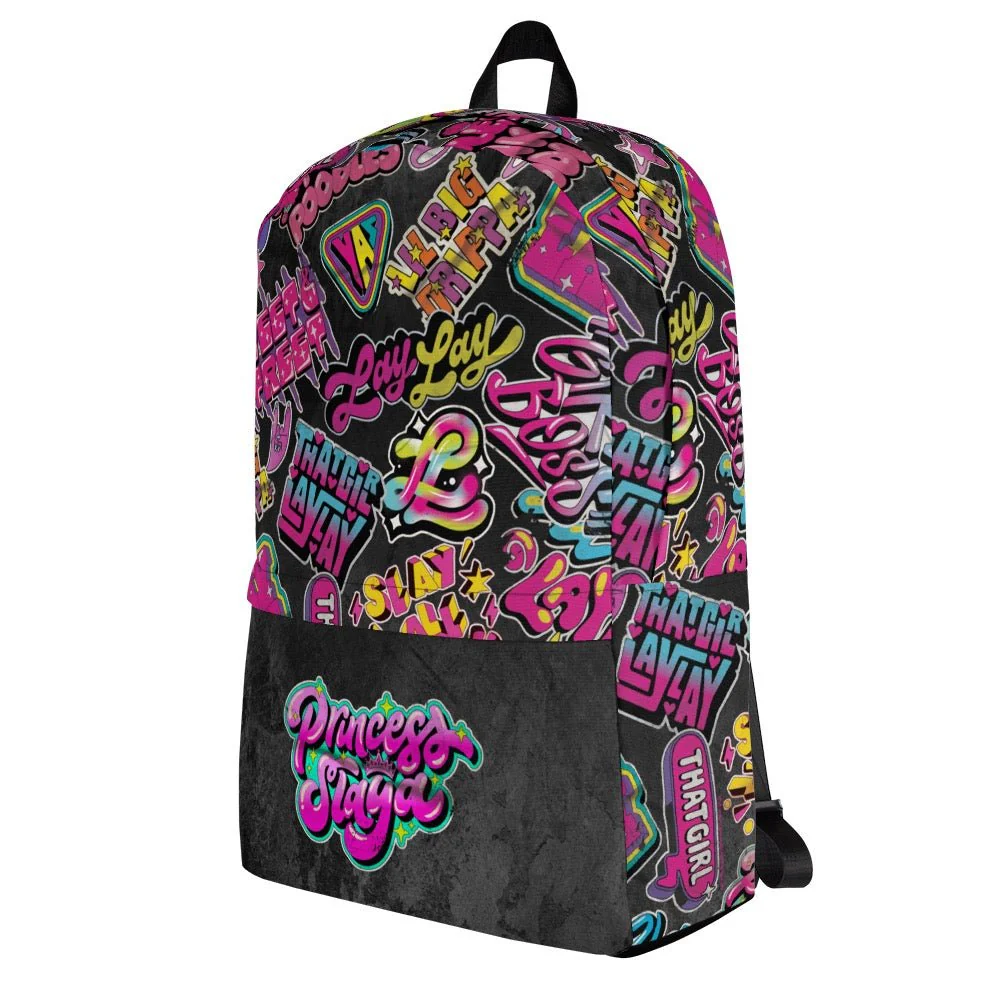That Girl Lay Lay Princess Slaya Premium Backpack - Image 3