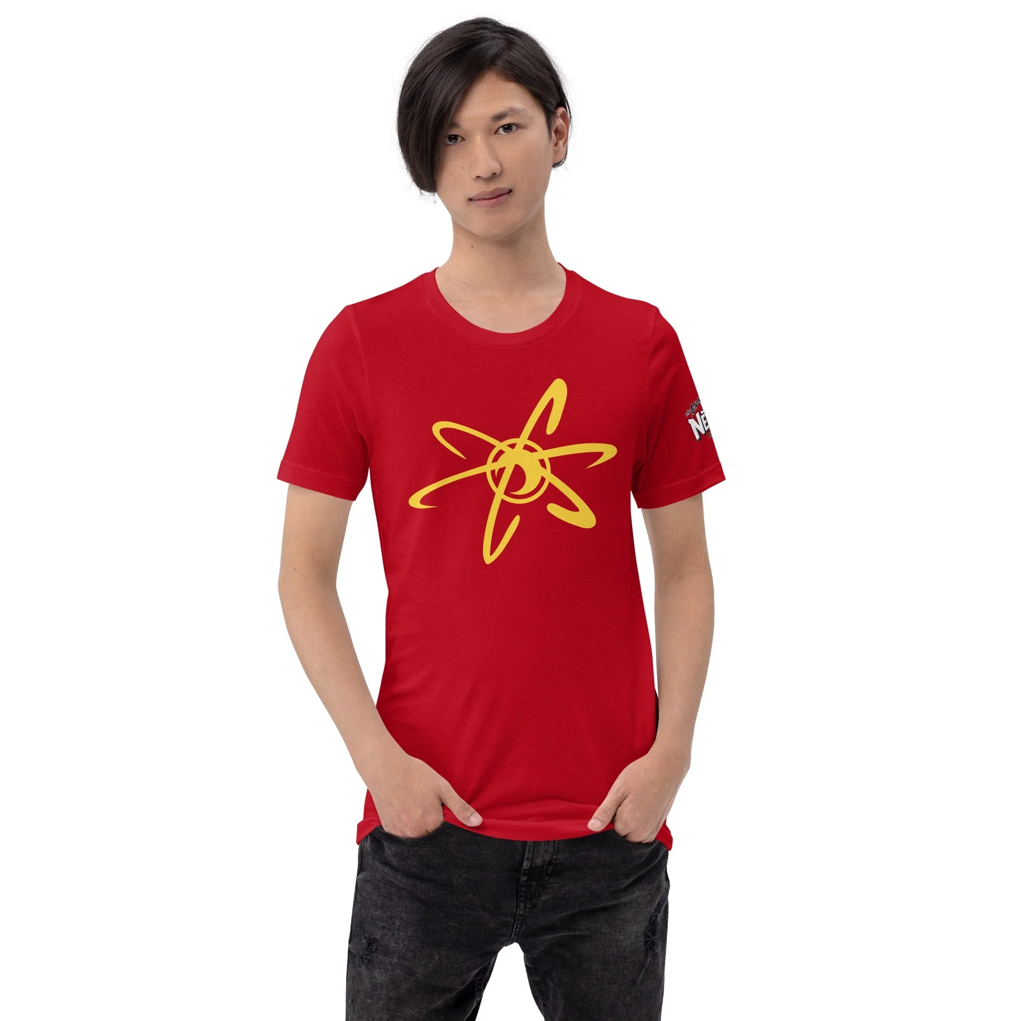 The Adventures of Jimmy Neutron, Boy Genius Atom Adult Short Sleeve T-Shirt - Image 3