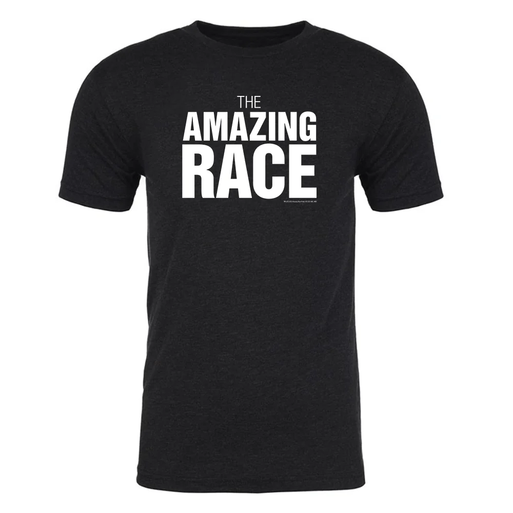 The Amazing Race One Color Logo Men's Tri-Blend T-Shirt