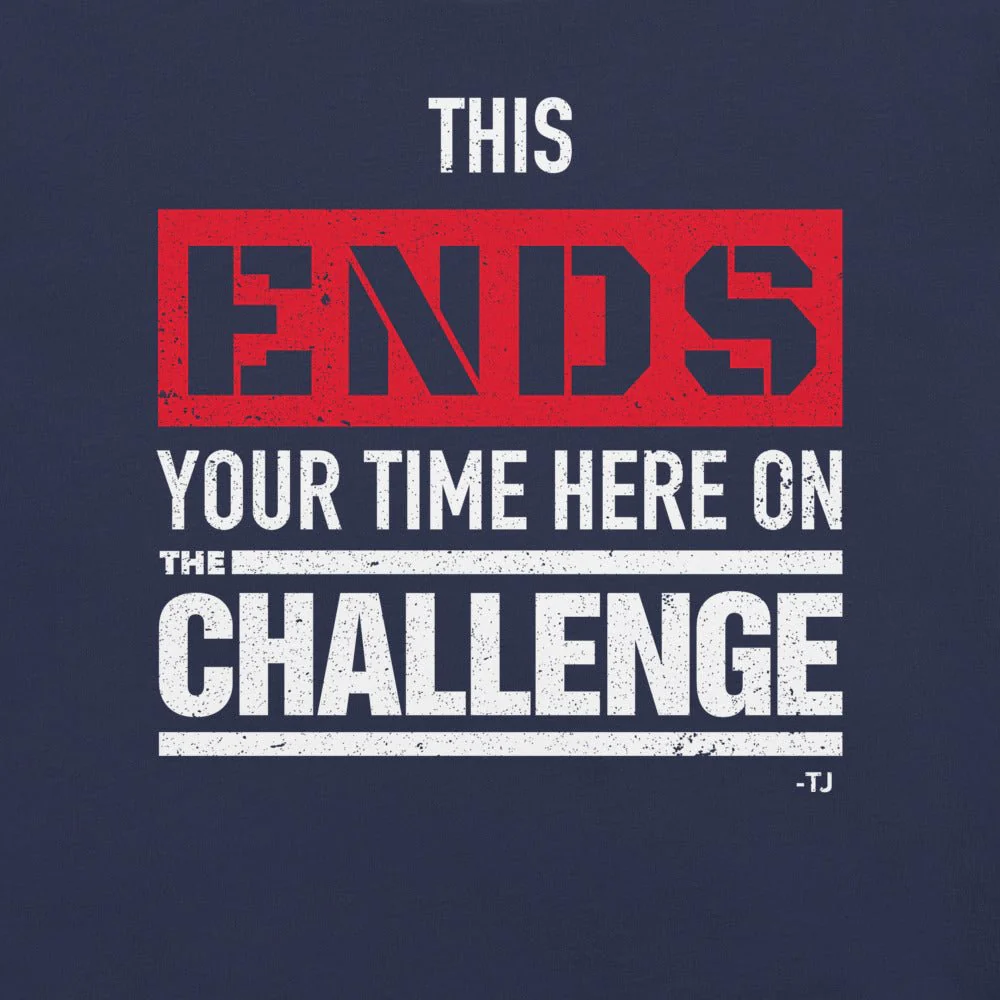 The Challenge Ends Your Time Unisex T-Shirt - Image 2