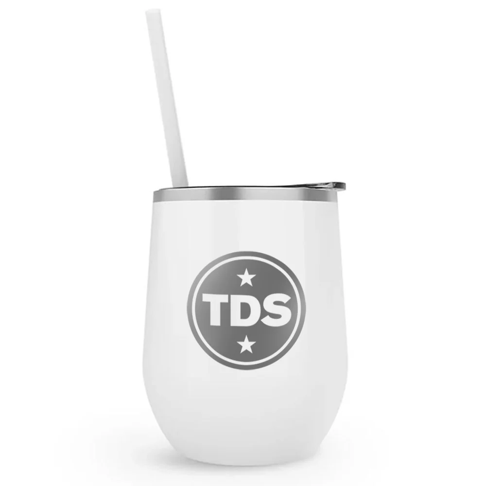 The Daily Show Moment of Zen Laser Engraved Wine Tumbler with Straw - Image 5