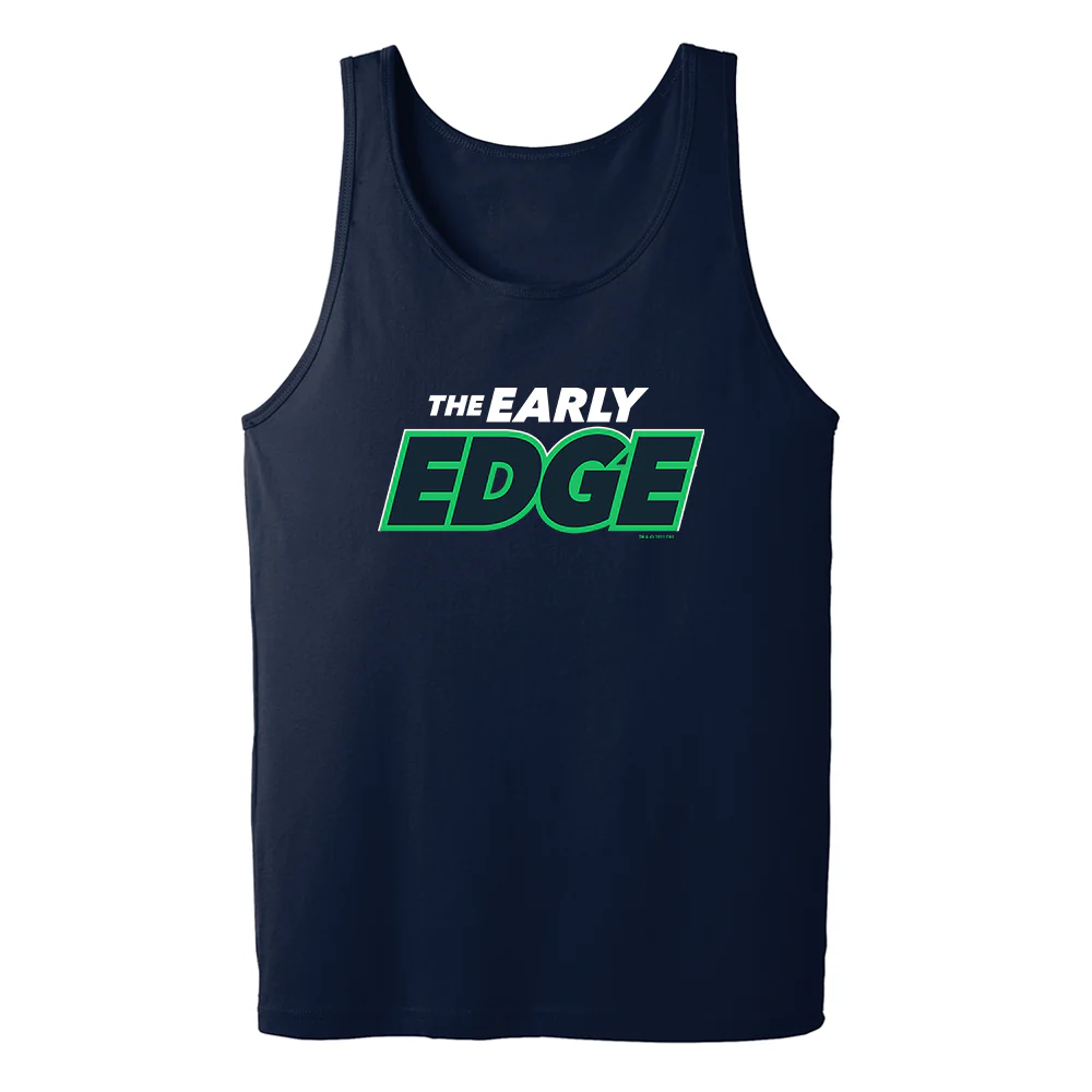 The Early Edge Podcast Logo Adult Tank Top - Image 2
