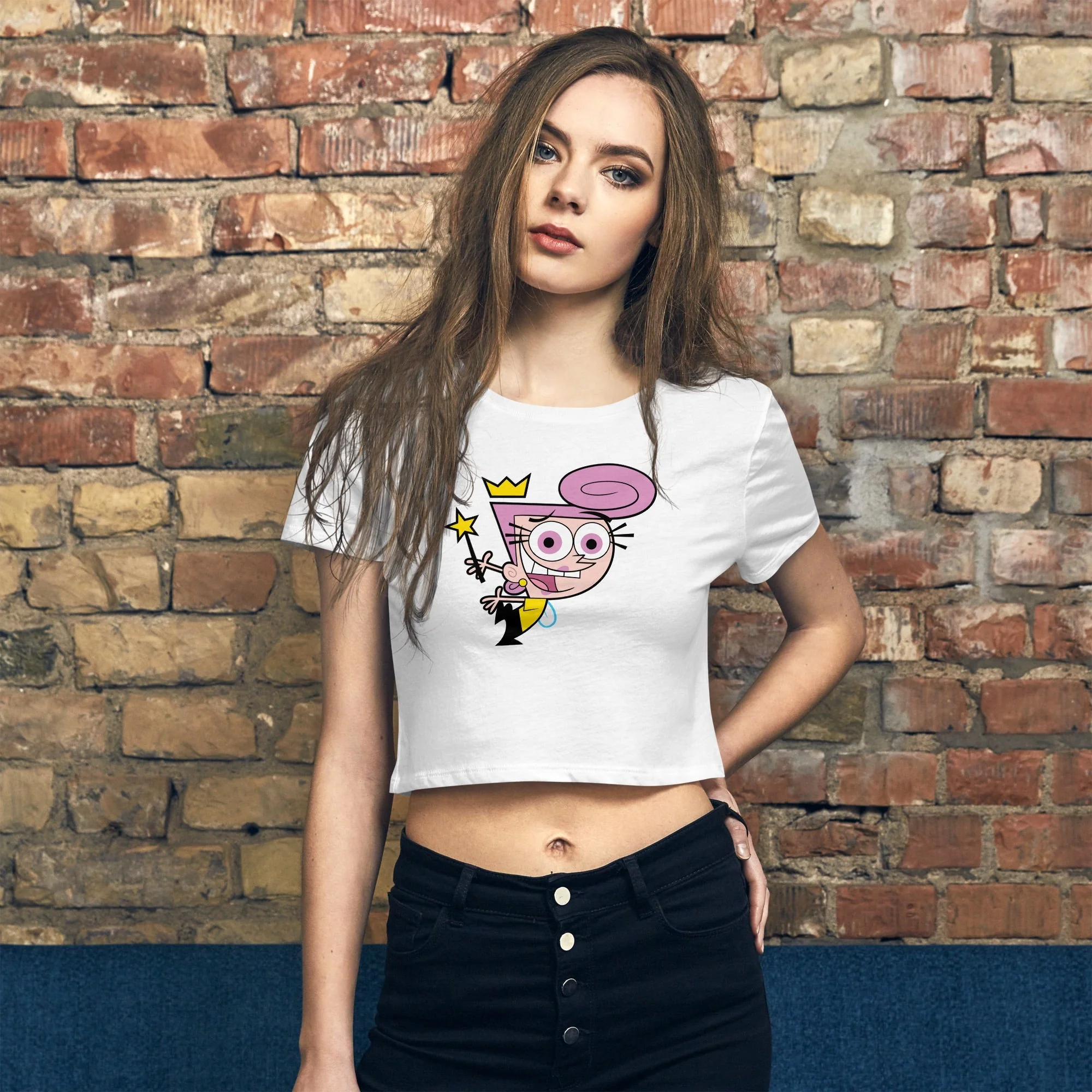 The Fairly OddParents Wanda Women's Crop T-Shirt - Image 2
