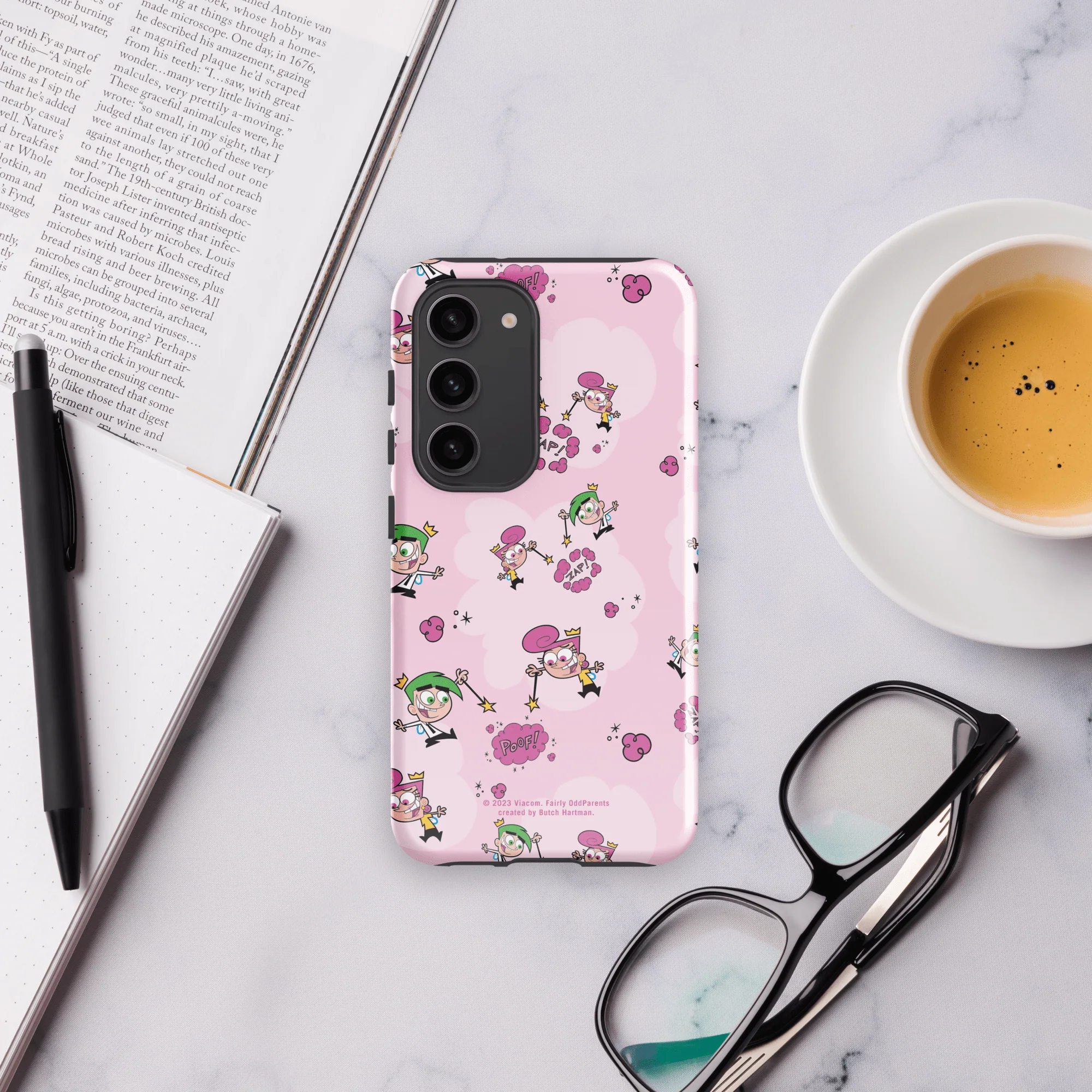 The Fairly OddParents Zap! Pattern Tough Phone Case - Samsung - Image 36