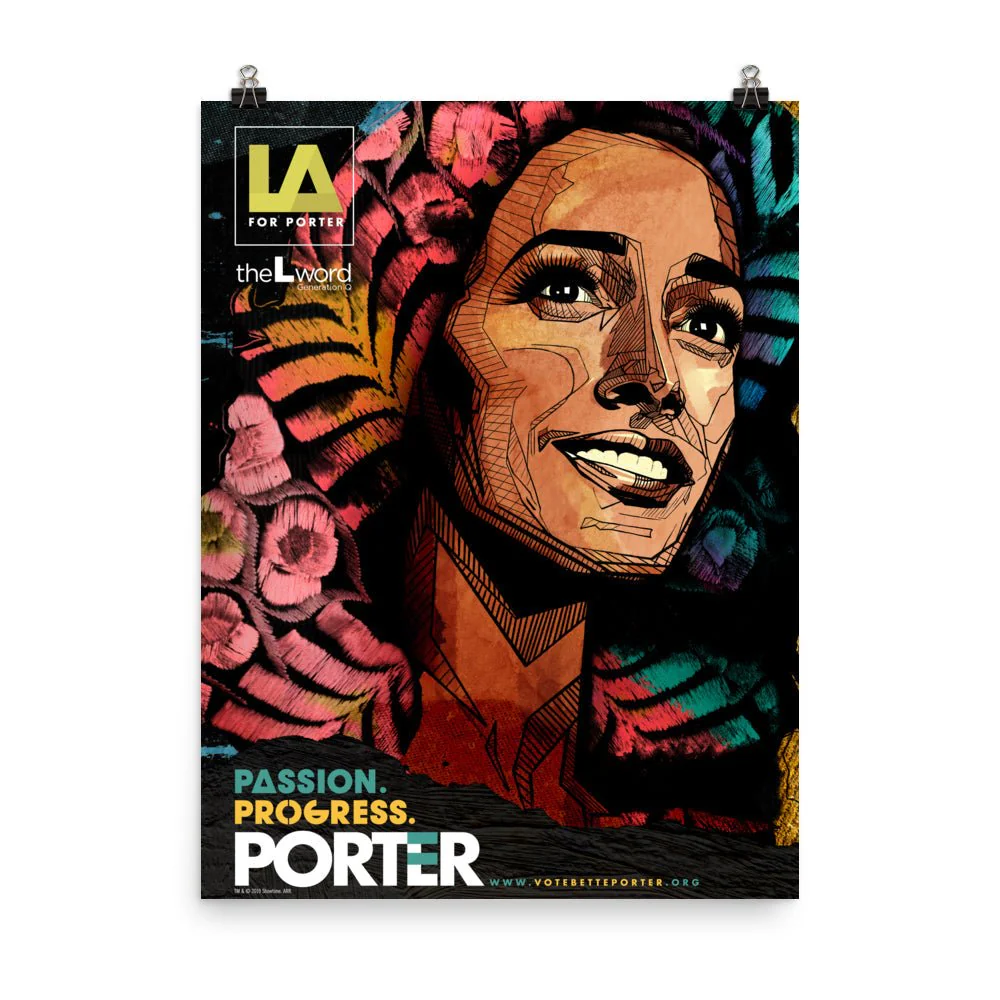 The L Word: Generation Q Bette Porter Campaign Poster Premium Satin Poster