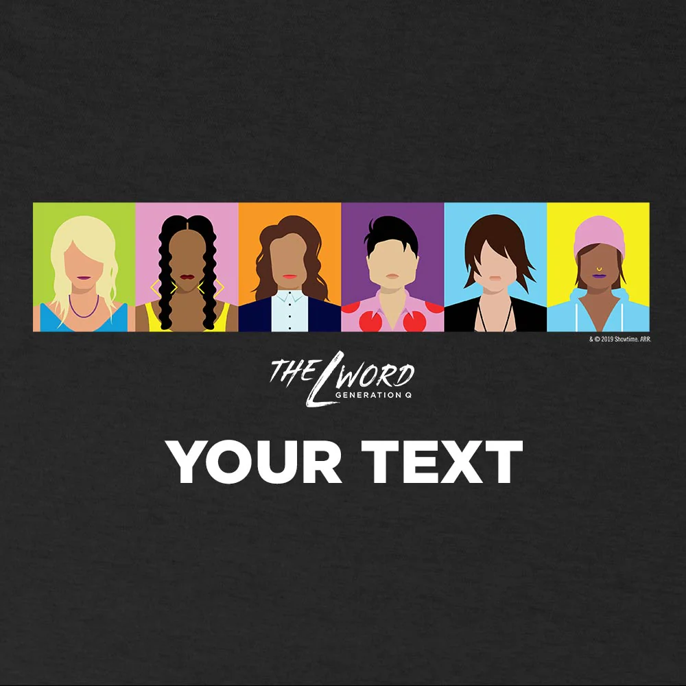 The L Word: Generation Q Personalized Horizontal Faces Women's Tri-Blend T-Shirt - Image 2
