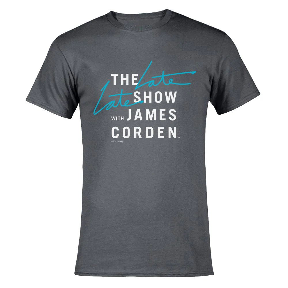 The Late Late Show with James Corden Logo Adult Short Sleeve T-Shirt - Image 4