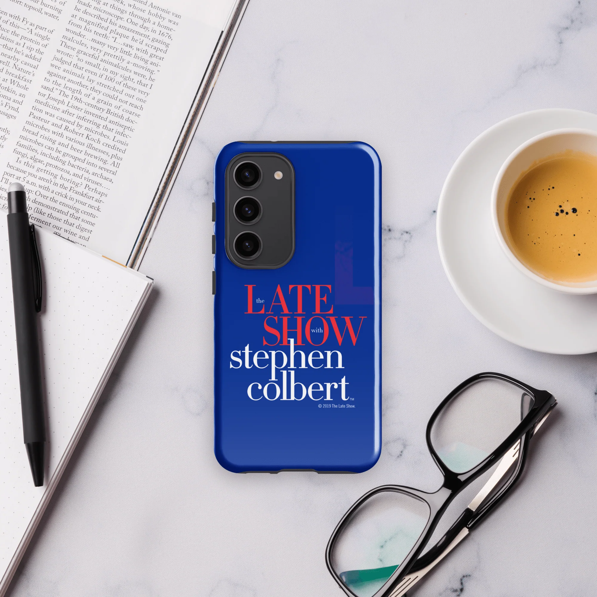The Late Show with Stephen Colbert Logo Tough Phone Case - Samsung - Image 36