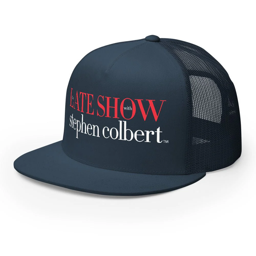 The Late Show with Stephen Colbert Logo Trucker Hat - Image 3