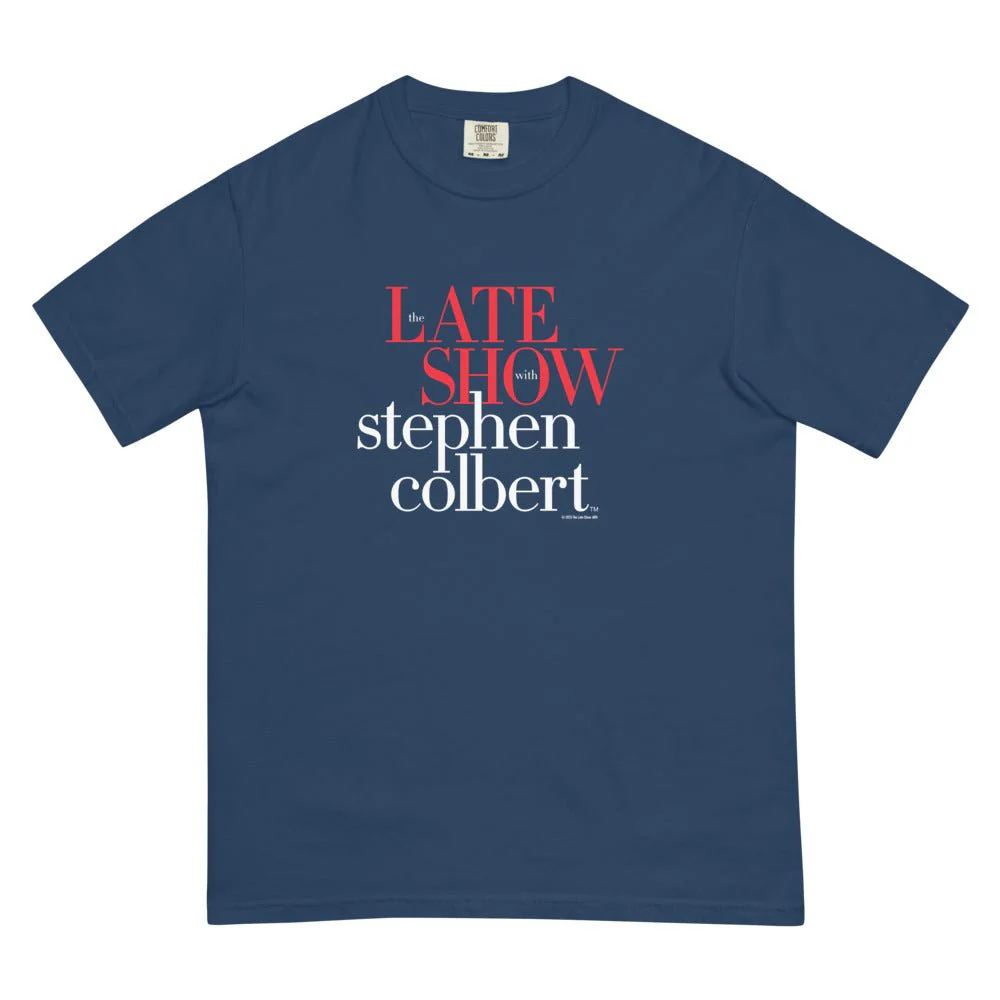 The Late Show with Stephen Colbert Unisex Comfort Colors T-Shirt
