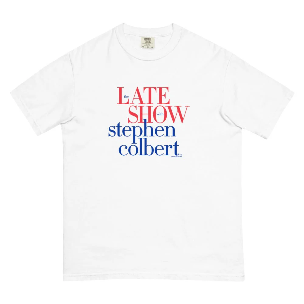 The Late Show with Stephen Colbert Unisex Comfort Colors T-Shirt - Image 7