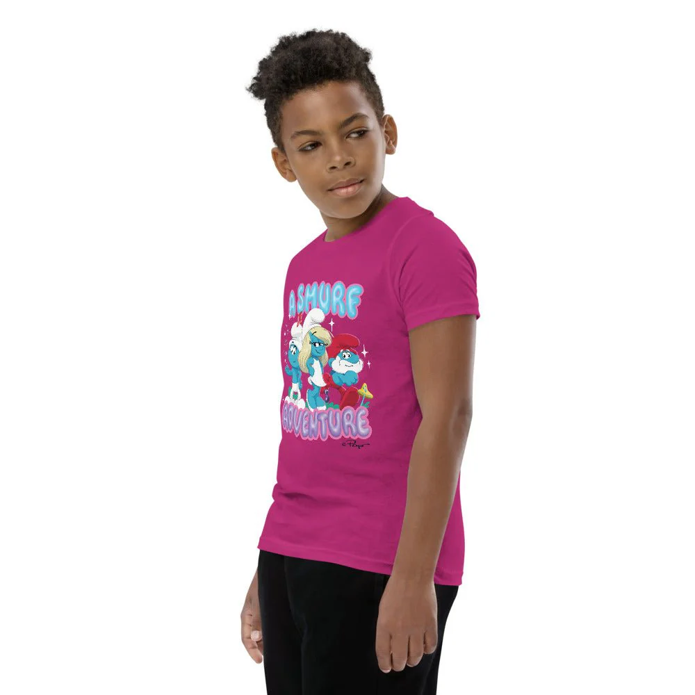 The Smurfs Movie Adventure Kids Premium T-Shirt - Image 4