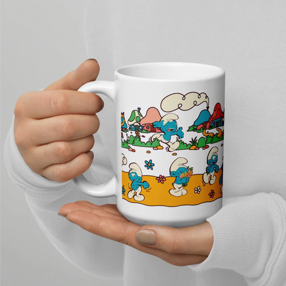 The Smurfs Village White Mug - Image 6