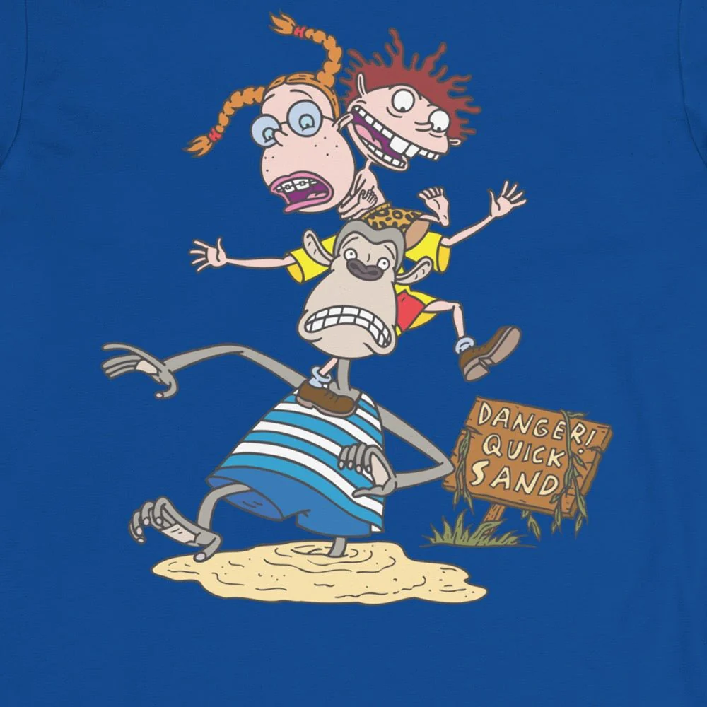 The Wild Thornberrys Danger Quicksand Adult Long Sleeve T-Shirt - Image 2