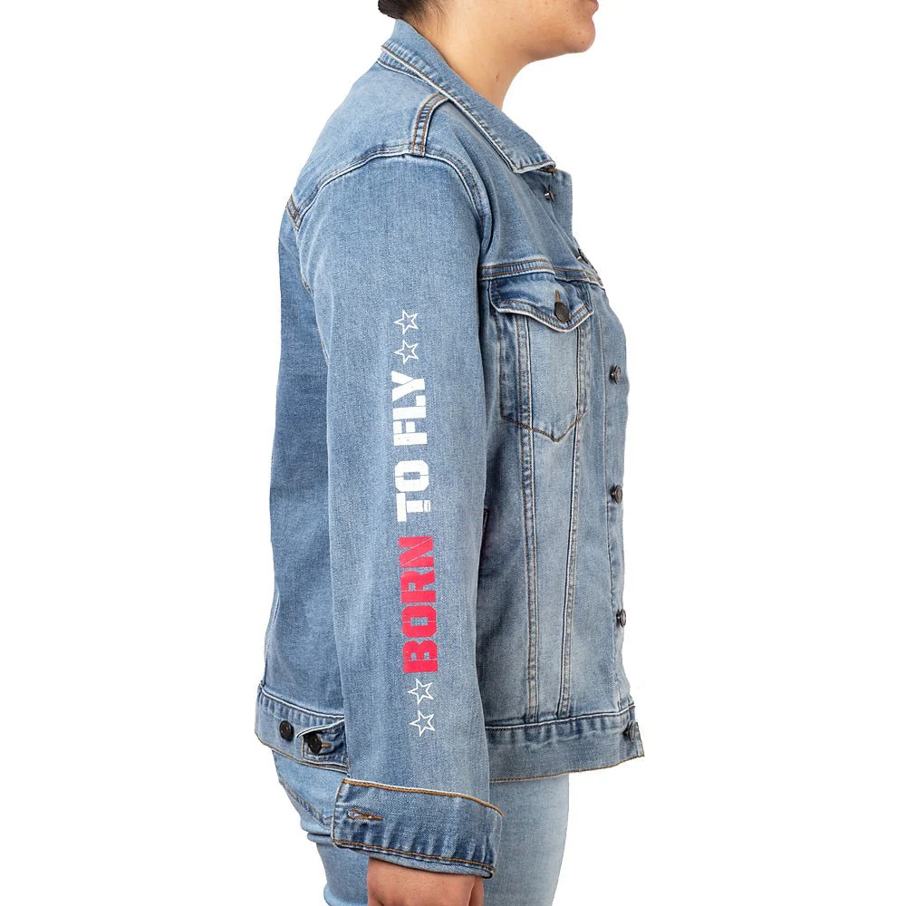 Top Gun: Maverick Printed Denim Jacket - Image 8