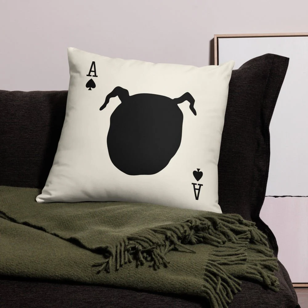 Twin Peaks Ace of Spades Throw Pillow - Image 13