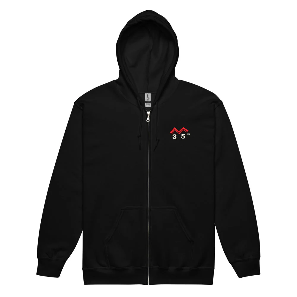 Twin Peaks City Unisex Heavy Blend Zip-Up Hoodie - Image 2
