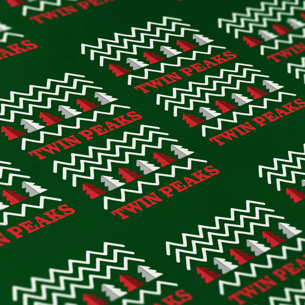 Twin Peaks Holiday Satin Gift Wrap - Image 2