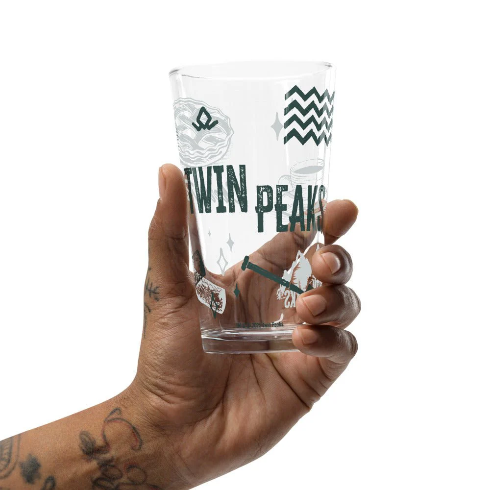 Twin Peaks Icons Shaker Pint Glass - Image 6
