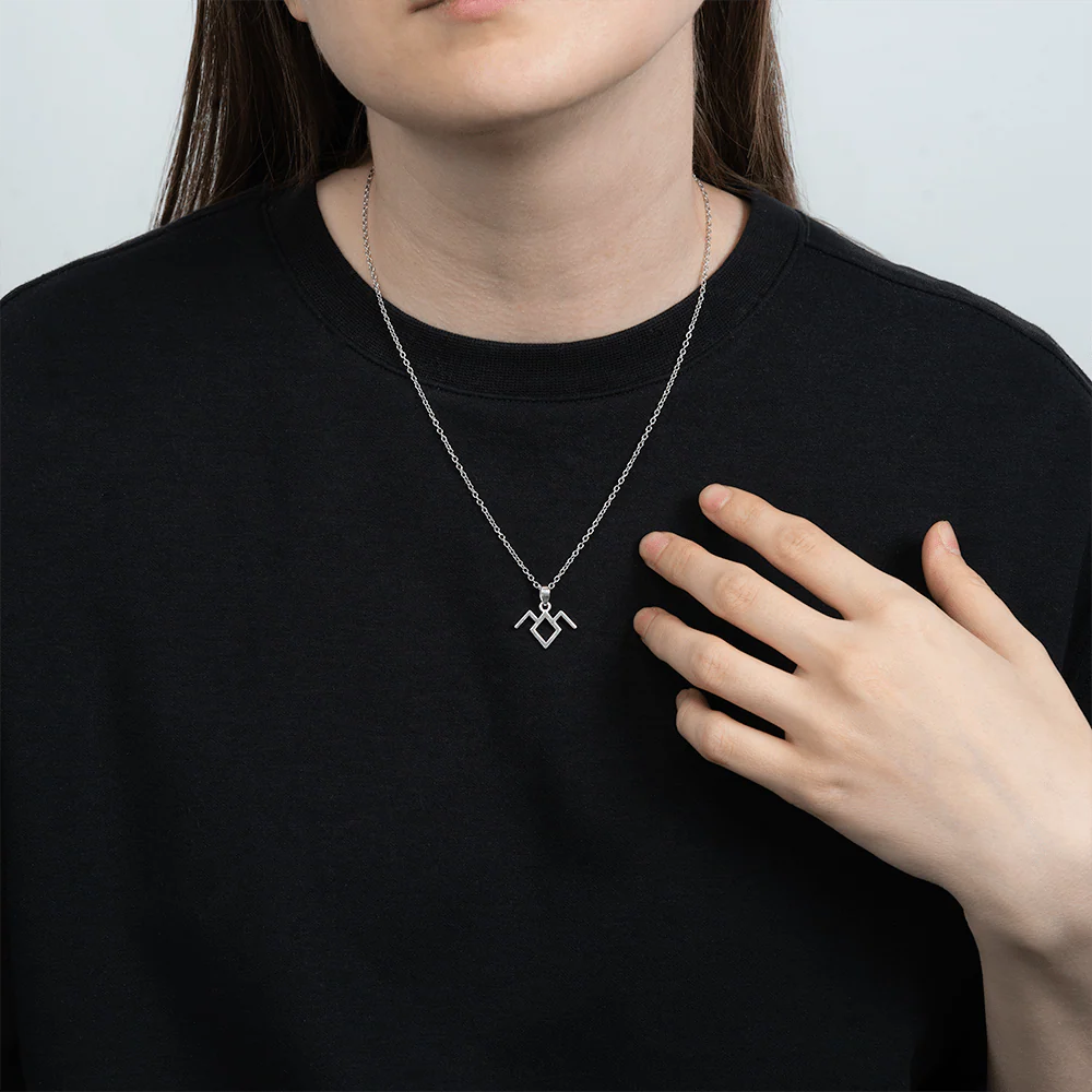 Twin Peaks Owl Cave Symbol Necklace - Image 4