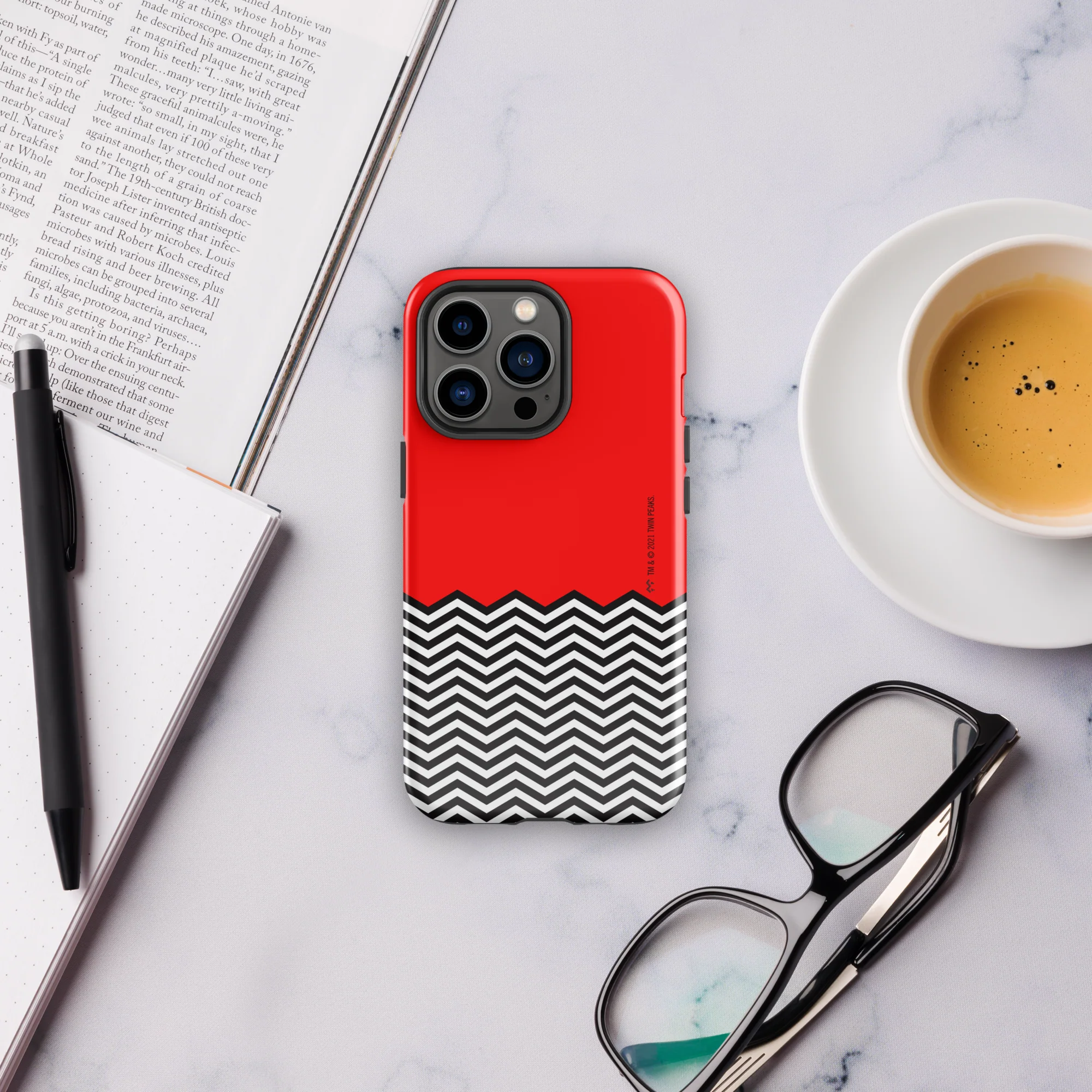 Twin Peaks Red Room Chevron Tough Phone Case - iPhone - Image 34