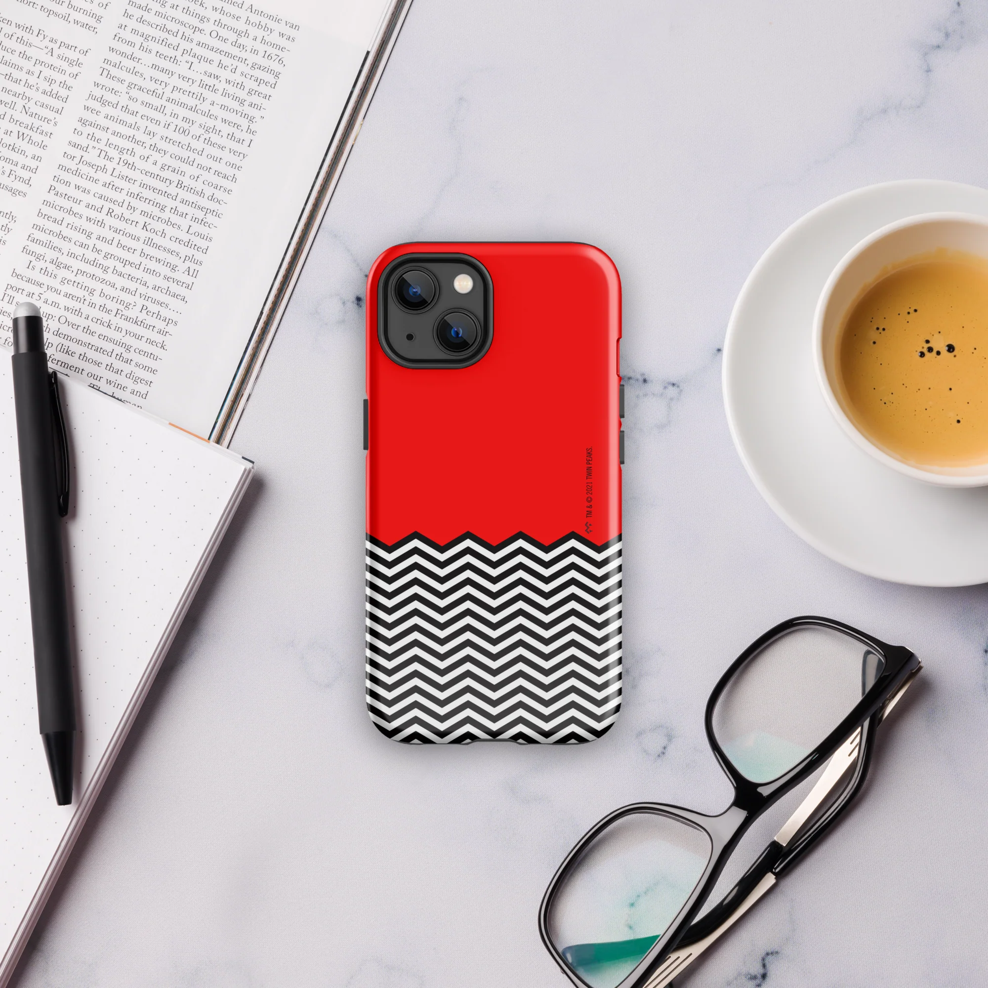 Twin Peaks Red Room Chevron Tough Phone Case - iPhone - Image 40