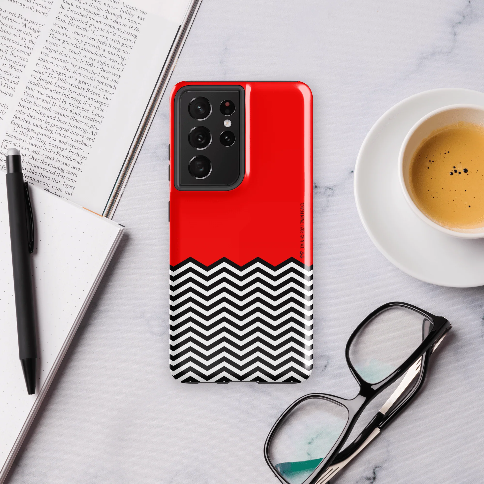 Twin Peaks Red Room Chevron Tough Phone Case - Samsung - Image 24
